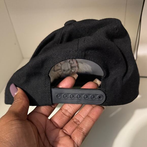 Detroit Pistons Bad Boys Yupoong Classics Black Wool Snapback Cap Hat with Pin - Picture 3 of 5